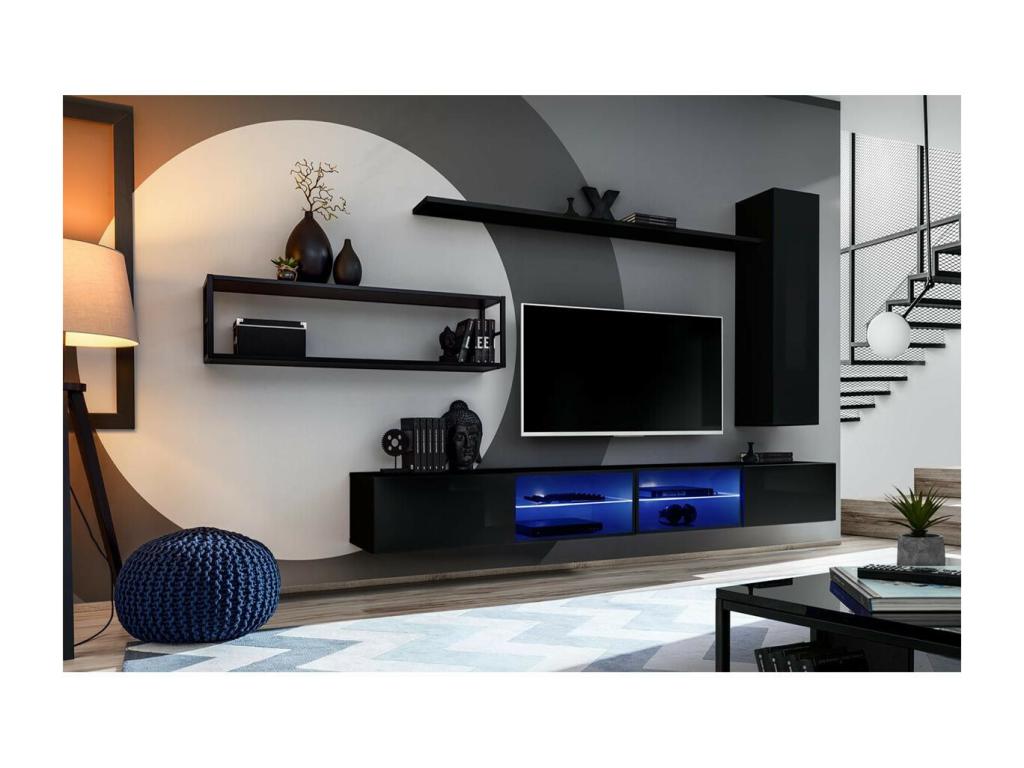 Black TV Stand