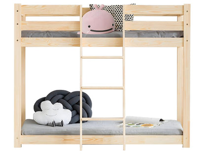 Natural Bunk Bed Frame, 90 x 190 cm