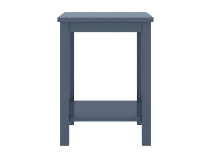 Gray Pine Wood Table, 35 x 30 x 47 cm