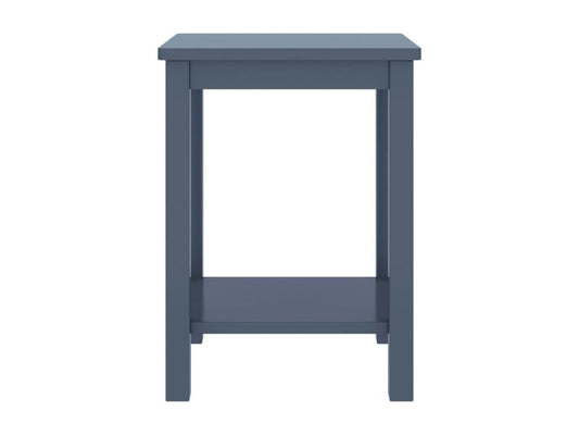 Gray Pine Wood Table, 35 x 30 x 47 cm