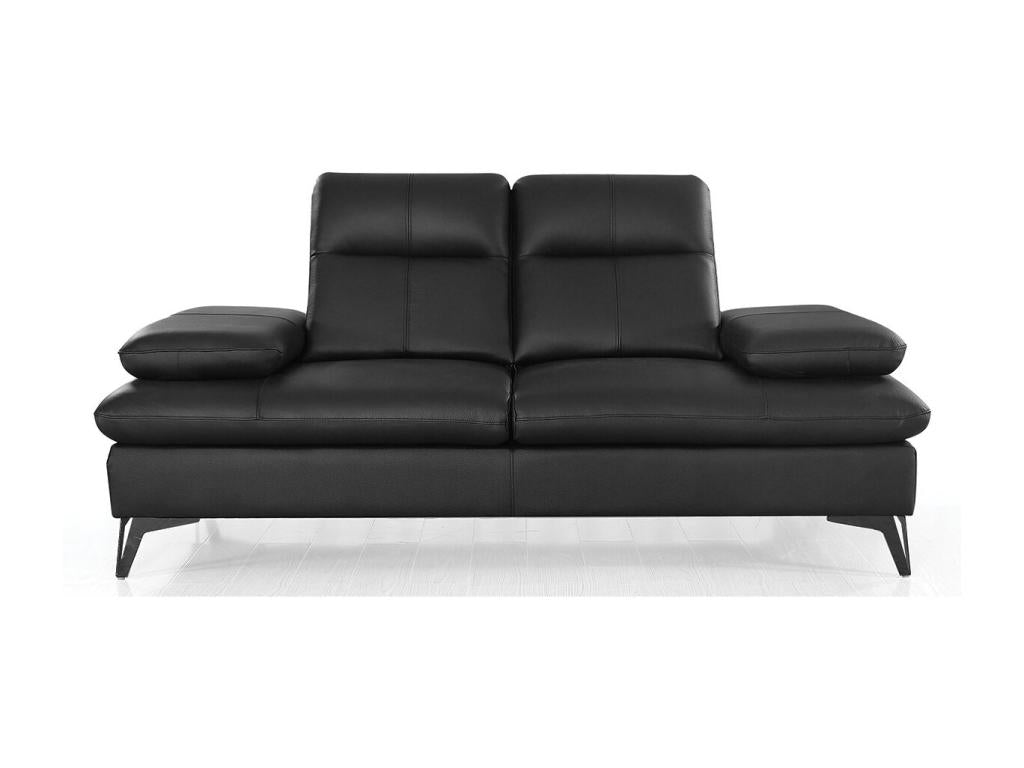 Black Leather Sofa