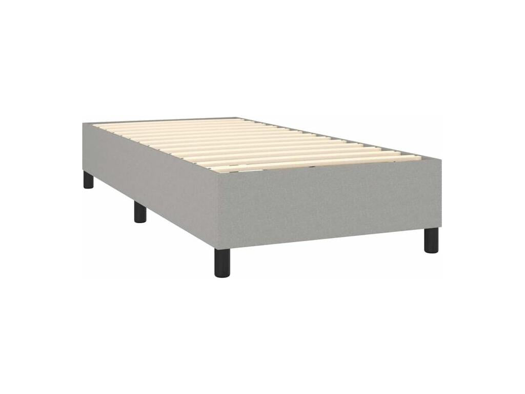 White Fabric Mattress, 90 x 190 cm