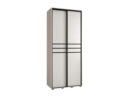 Black Wardrobe, 100 x 45 x 235.2 cm