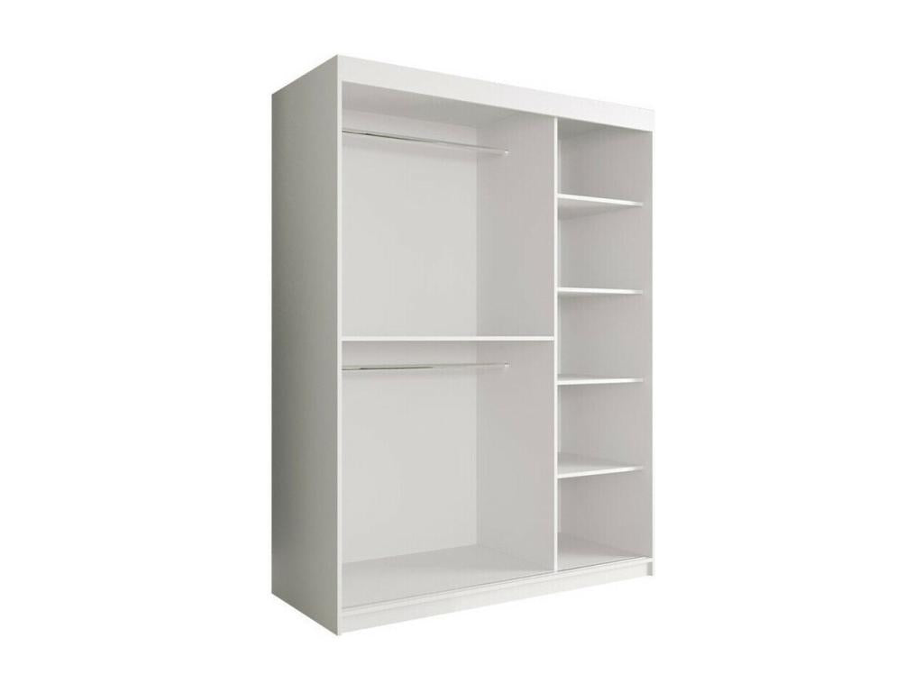 White Marble Wardrobe, 200 x 150 x 62 cm