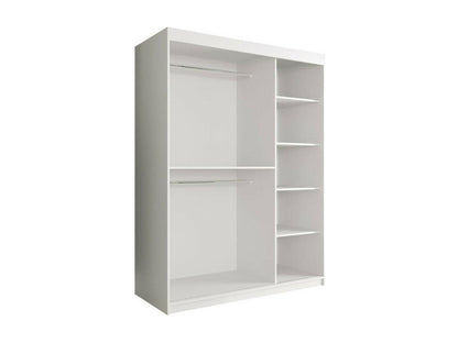 White Marble Wardrobe, 200 x 150 x 62 cm