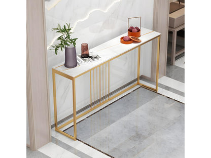 Black Marble Table, 120 x 30 x 78.5 cm