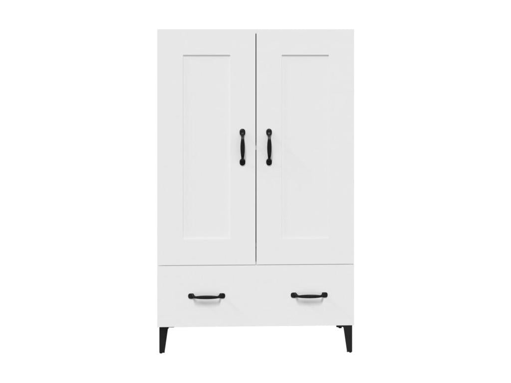 White Engineered Wood Sideboard, 70 x 31 x 115 cm