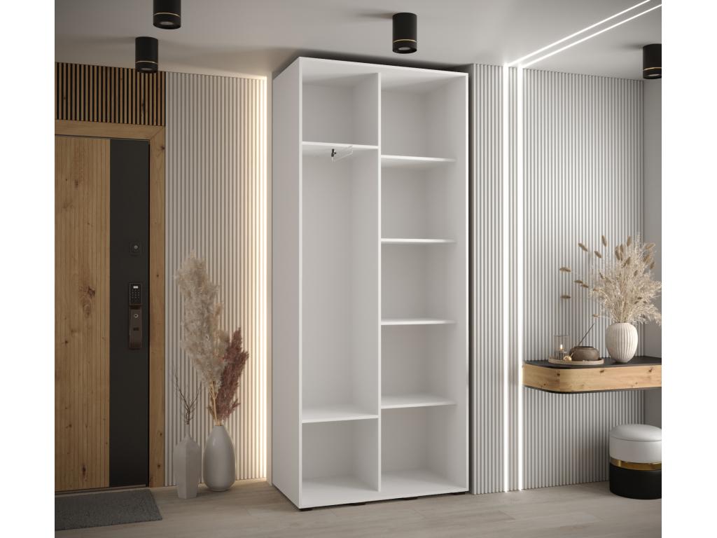 Black Wardrobe, 100 x 45 x 235.2 cm - dlz1766456952339