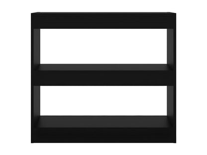 Black Bookcase, 80 x 30 x 72 cm